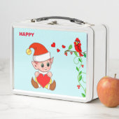 Cute Happy Magic Elf en Little Bird (In situ)