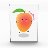 Cute happy mango cartoon illustratie fotoblokken (Voorkant)