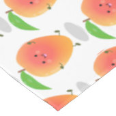 Cute happy mango cartoon illustratie tafelkleed (Gekanteld)