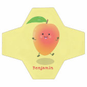 Cute happy mango yellow cartoon illustratie voetbal (Enkel)
