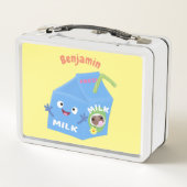 Cute happy milk carton cartoon (Achterkant)