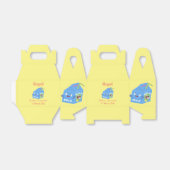 Cute happy milk carton cartoon bedankdoosjes (Uitgevouwen)
