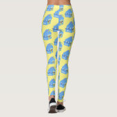 Cute happy milk carton cartoon leggings (Achterkant)