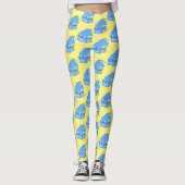 Cute happy milk carton cartoon leggings (Voorkant)