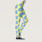 Cute happy milk carton cartoon leggings (Rechts)