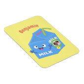 Cute happy milk carton cartoon magneet (Rechterzijde)