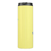 Cute happy milk carton cartoon thermosbeker (Achterkant)