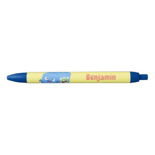 Cute happy milk carton cartoon zwarte inkt pen