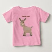 Cute happy miniature donkey cartoon (Voorkant)