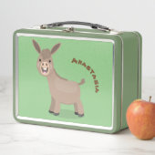 Cute happy miniature donkey cartoon (In situ)