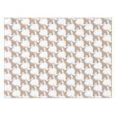 Cute happy miniature donkey cartoon tafelkleed (Voorkant (Horizontaal))