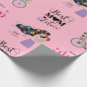 Cute Happy Moederdag Cadeaupapier (Hoek)