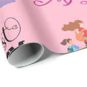 Cute Happy Moederdag Cadeaupapier (Rol Hoek)