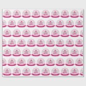 Cute Happy Moederdag Cadeaupapier (Vlak)