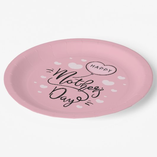 Cute Happy Moederdag Calligraphy | Papieren Bord (Gekanteld)