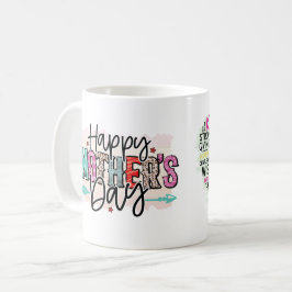 Cute Happy Moederdag Mok voor mam