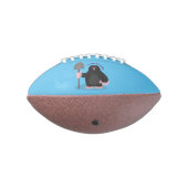 Cute happy mole cartoon illustratie american football (Gedraaid 270)