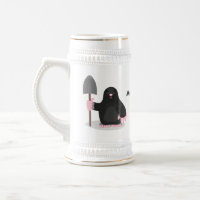 Cute happy mole cartoon illustratie