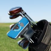 Cute happy mole cartoon illustratie golfheadcover (Insitu)