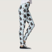 Cute happy mole cartoon illustratie leggings (Rechts)