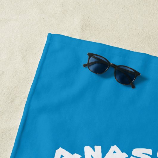 Cute happy mole cartoon illustratie strandlaken (In situ)