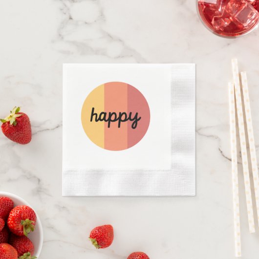 Cute Happy Napkin Servet (Insitu)