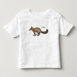 Cute happy numbat cartoon illustratie kinder shirts