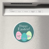 Cute Happy Paast Classic Round Magnet (Insitu (Vaatwasser))