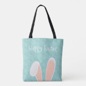 Cute Happy Paaster Bunny Ears | Canvas tas (Achterkant)