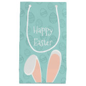 Cute Happy Paaster Bunny Ears | Gift Bag Klein Cadeauzakje (Voorkant)
