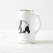 Cute happy panda beer met cartoon bierpul (Voorkant rechts)