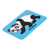Cute happy panda beer met cartoon magneet (Linkerzijde)