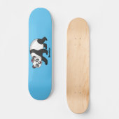 Cute happy panda beer met cartoon persoonlijk skateboard (Voorkant)