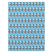 Cute happy panda beer met cartoon tafelkleed (Voorkant)