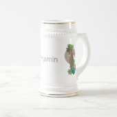 Cute happy pangolin anteater illustratie bierpul (Voorkant rechts)