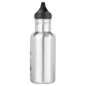 Cute happy pangolin anteater illustratie waterfles  (Rechts)