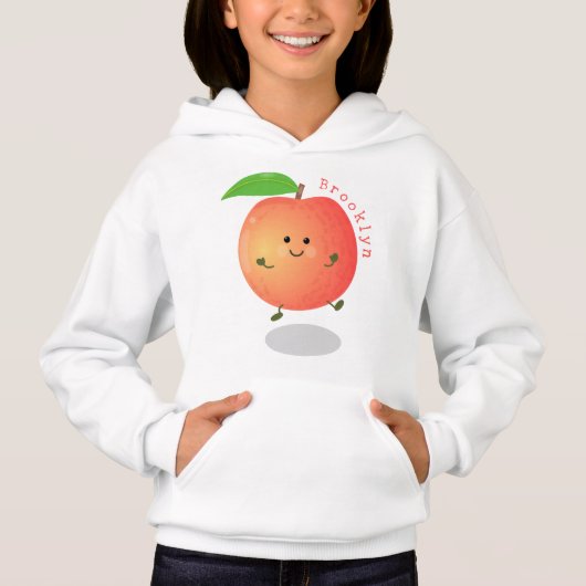Cute happy peach yellow cartoon (Voorkant)
