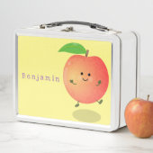 Cute happy peach yellow cartoon (In situ)