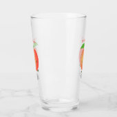 Cute happy peach yellow cartoon glas (Links)