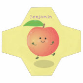 Cute happy peach yellow cartoon voetbal (Enkel)