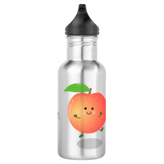 Cute happy peach yellow cartoon waterfles  (Rechts)