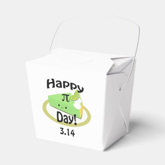 Cute Happy Pi Day Bedankdoosjes (Voorkant Zijde)