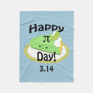 Cute Happy Pi Day Fleece Deken