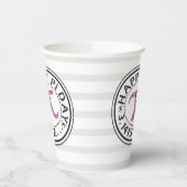 Cute Happy Pi Day - Funny Pi Day Paper Cup Papieren Bekers (Links)