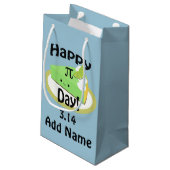 Cute Happy Pi Day Klein Cadeauzakje (Achterkant Gekanteld)