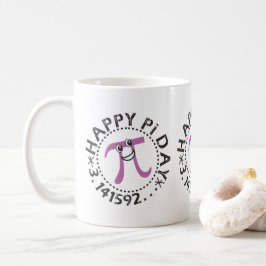 Cute Happy Pi Day Koffiemok