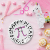 Cute Happy Pi Day Paper-Bord Papieren Bordje (Feest)