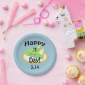 Cute Happy Pi Day Papieren Bordje (Feest)