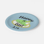 Cute Happy Pi Day Papieren Bordje (Gekanteld)