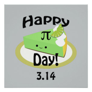 Cute Happy Pi Day Perfect Poster